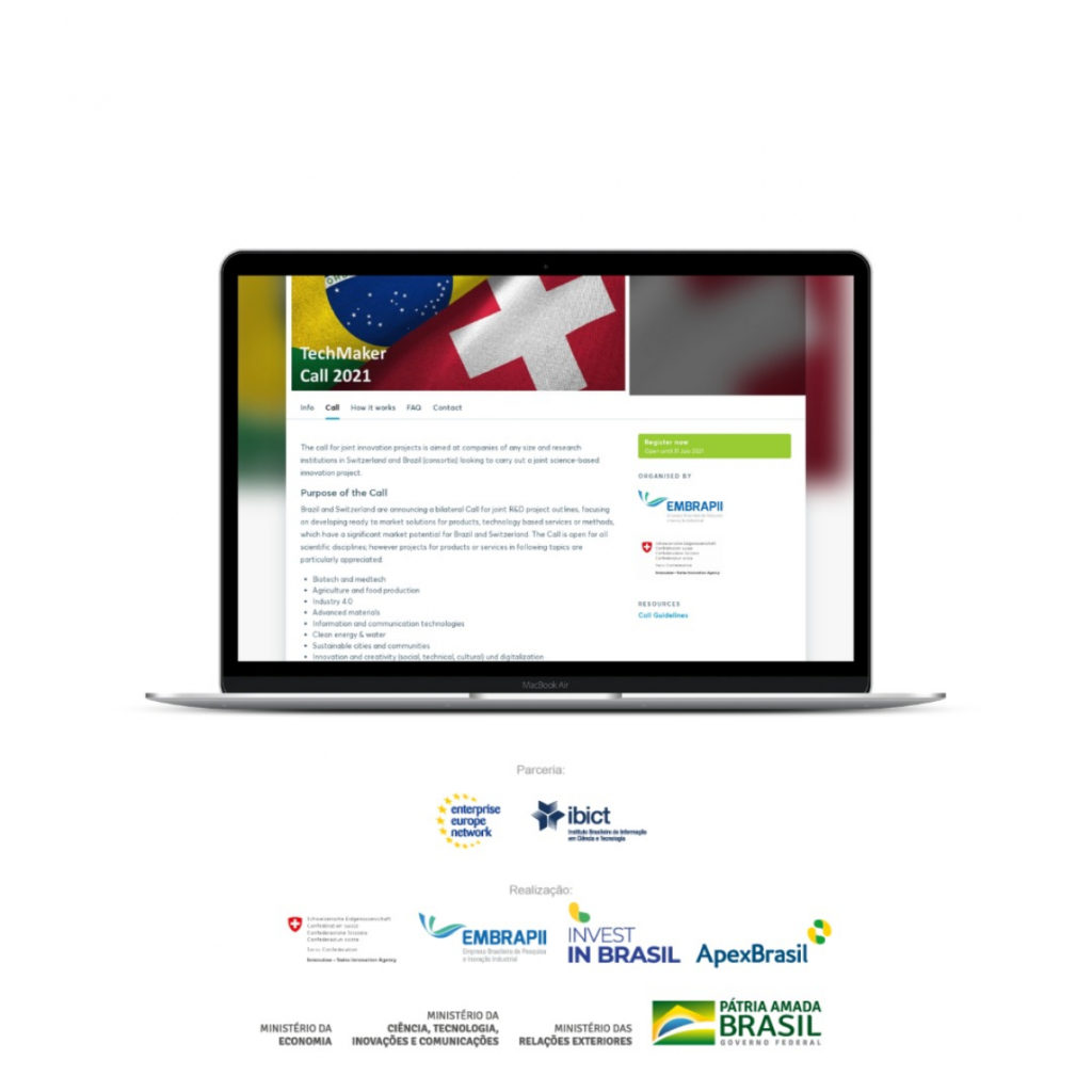 EEN disponibiliza plataforma de matchmaking para participantes da Chamada Techmakers Brasil e Suíça
